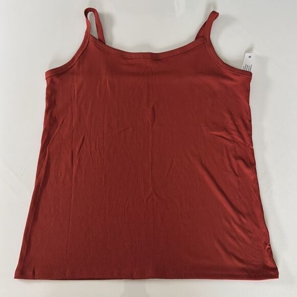 Ribbed Cami Womens 3XL Lot Of 2 Red Blue - Picture 3 of 3